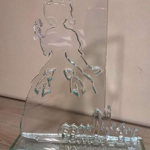 trofeo en cristal