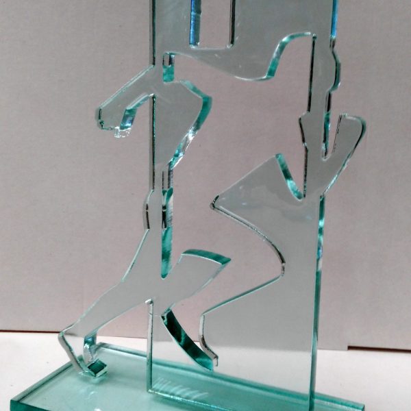 trofeo en cristal