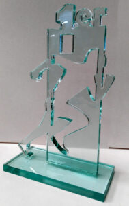 trofeo en cristal